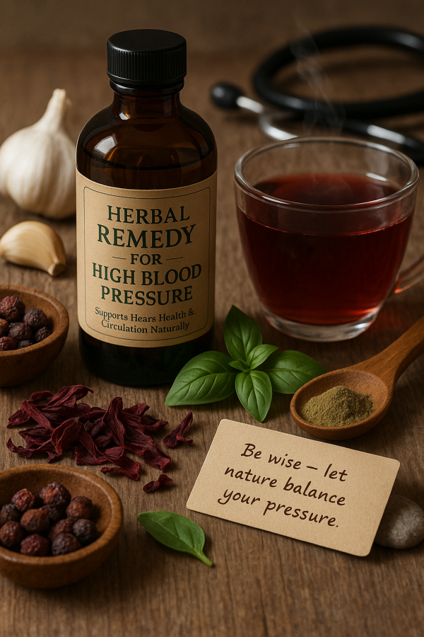 Herbal remedy for high blood pressure